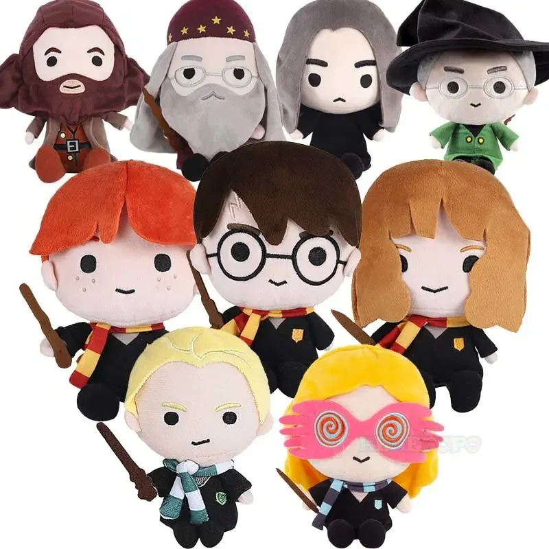 20&25cm New Original Harry Potter Plush Toy Scarf Ron Movie TV Stuffed Toys Doll Character Plush Doll PP Cute Birthday Gift Doll