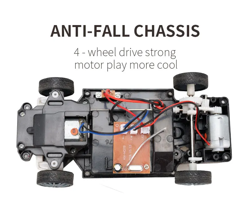 4WD RC Car With LED Remote Control Cars High Speed Fast Drift Racing 2.4G Radio RTR Vehicle GTRPRO Model Toy Kids Children Gift