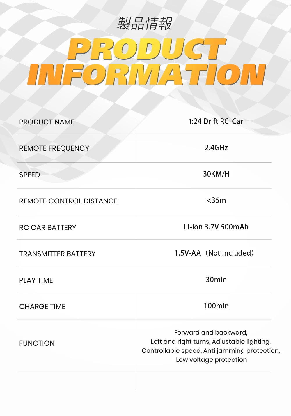 4WD RC Car With LED Remote Control Cars High Speed Fast Drift Racing 2.4G Radio RTR Vehicle GTRPRO Model Toy Kids Children Gift