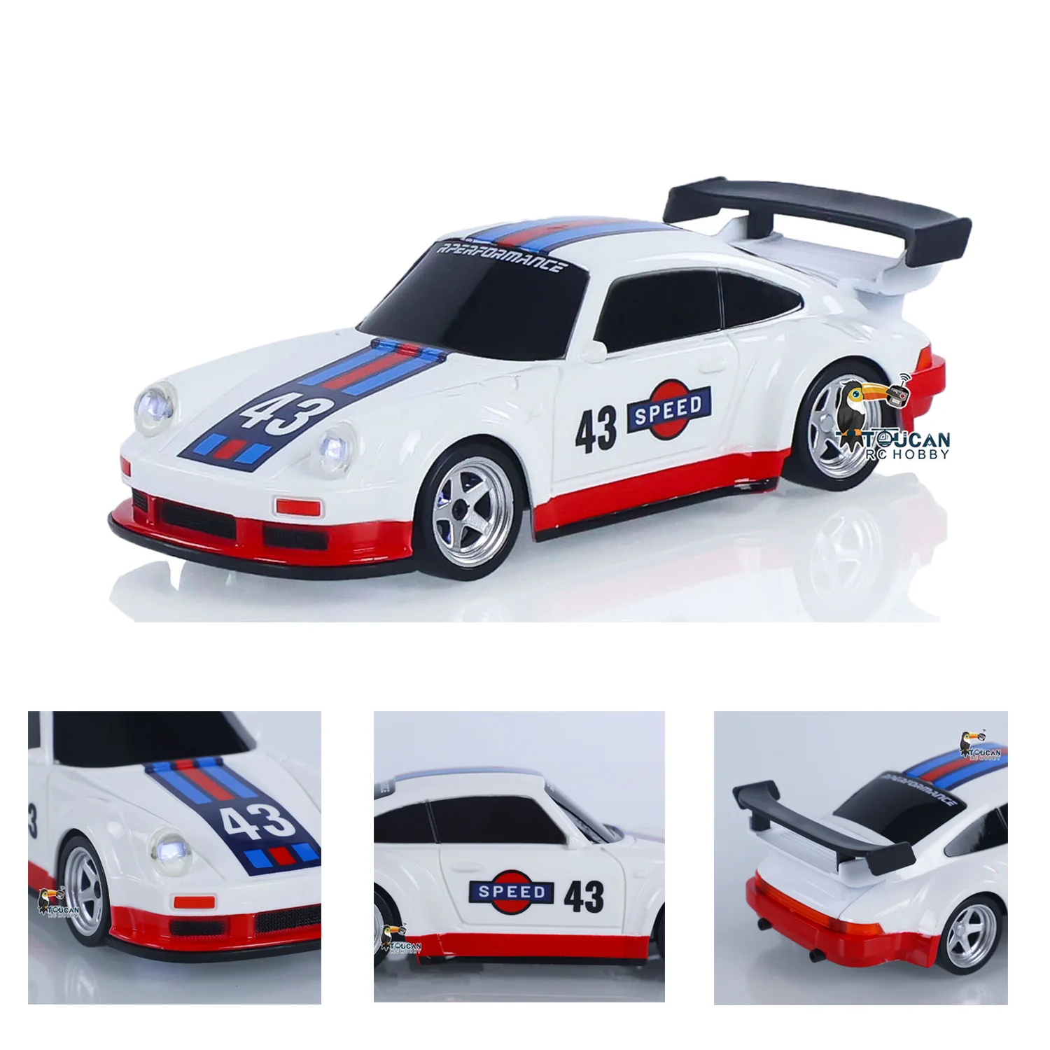 New RC Drift Car Upgraded Gyro 1/43 Racing RTR 4WD Four-wheel Drive High Speed Radio Control Model 2.4g Drift Race Car Mini Gift