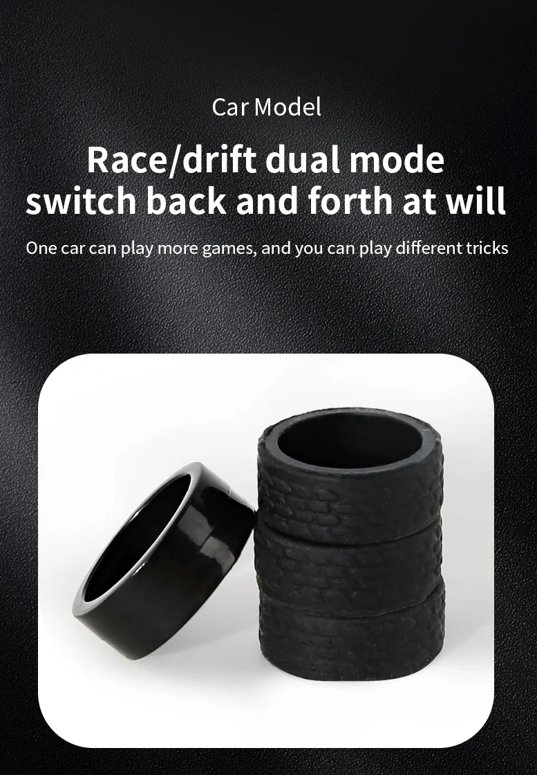 New RC Drift Car Upgraded Gyro 1/43 Racing RTR 4WD Four-wheel Drive High Speed Radio Control Model 2.4g Drift Race Car Mini Gift