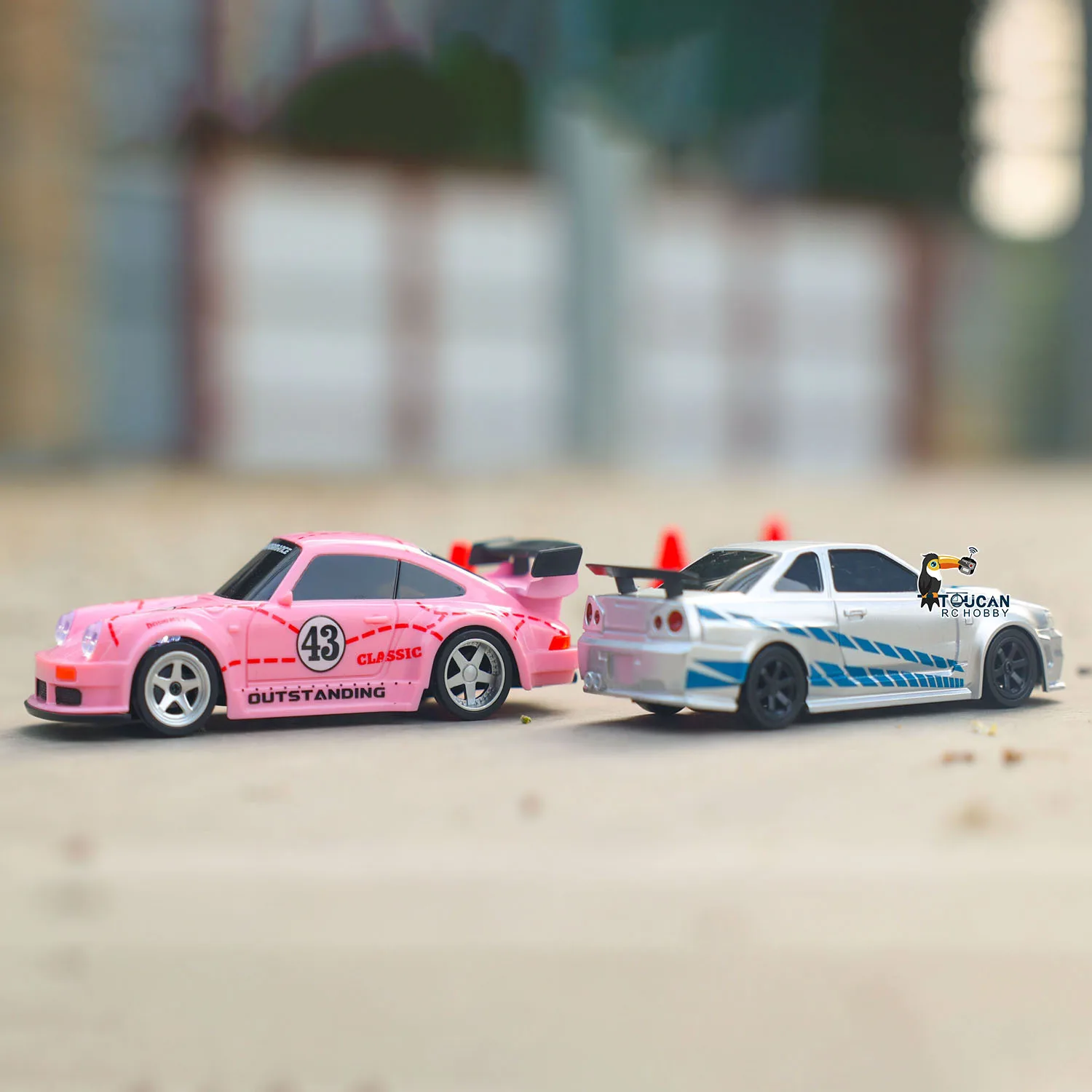 New RC Drift Car Upgraded Gyro 1/43 Racing RTR 4WD Four-wheel Drive High Speed Radio Control Model 2.4g Drift Race Car Mini Gift