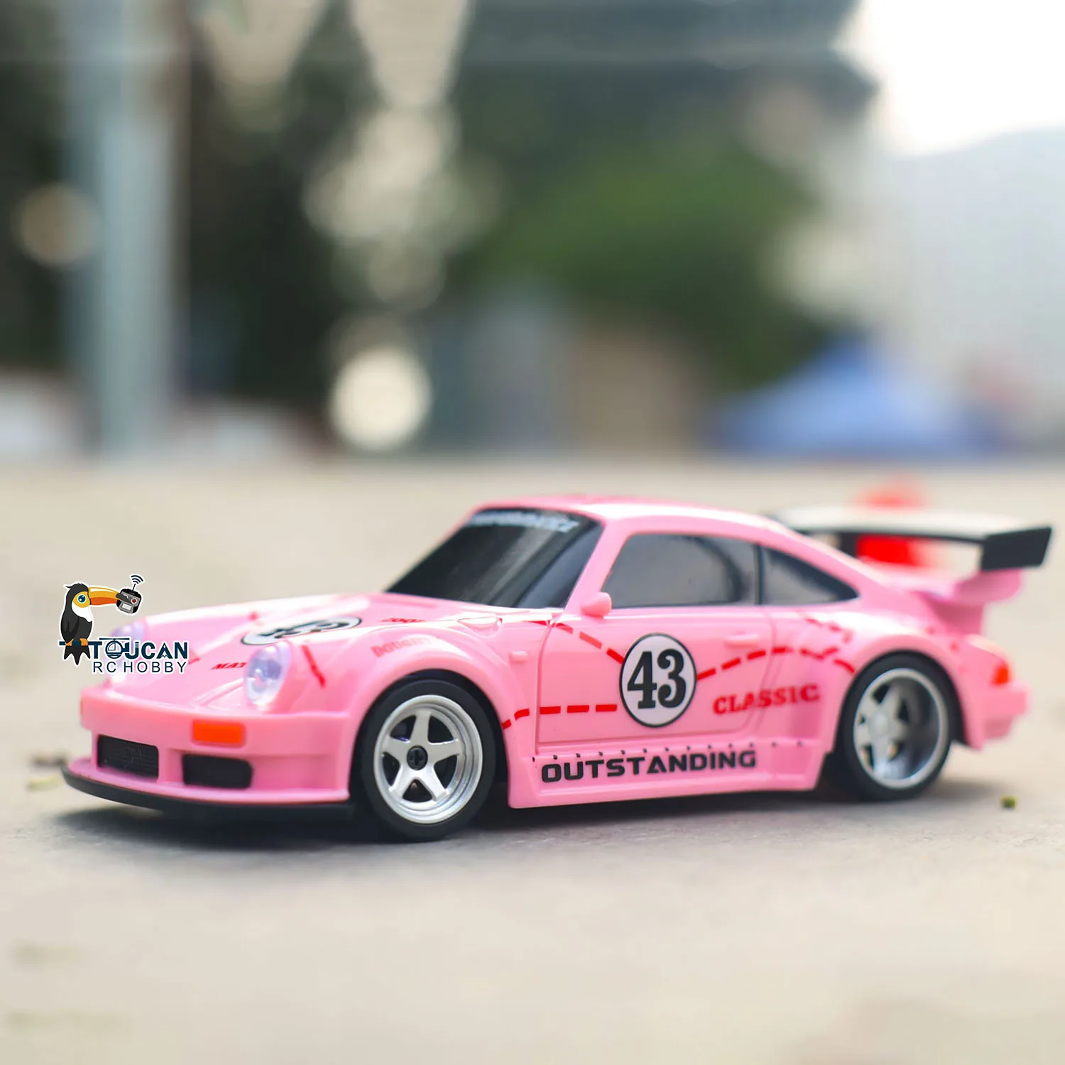 New RC Drift Car Upgraded Gyro 1/43 Racing RTR 4WD Four-wheel Drive High Speed Radio Control Model 2.4g Drift Race Car Mini Gift