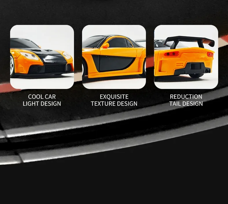 New RC Drift Car Upgraded Gyro 1/43 Racing RTR 4WD Four-wheel Drive High Speed Radio Control Model 2.4g Drift Race Car Mini Gift