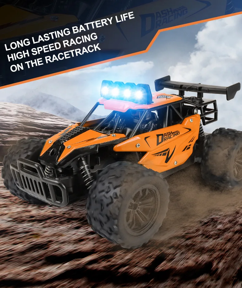 Remote Control Car RC Drift Racing 1:16 Vehicle Off Road Alloy 2.4G Radio High-Speed Trucks With LED Light Climbing Gift Kid Toy Remote Control Car RC Drift Racing 1:16 Vehicle Off Road Alloy 2.4G Radio High-Speed Trucks With LED Light Climbing Gift Kid Toy