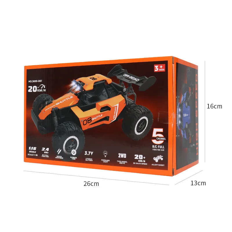 Remote Control Car RC Drift Racing 1:16 Vehicle Off Road Alloy 2.4G Radio High-Speed Trucks With LED Light Climbing Gift Kid Toy Remote Control Car RC Drift Racing 1:16 Vehicle Off Road Alloy 2.4G Radio High-Speed Trucks With LED Light Climbing Gift Kid Toy