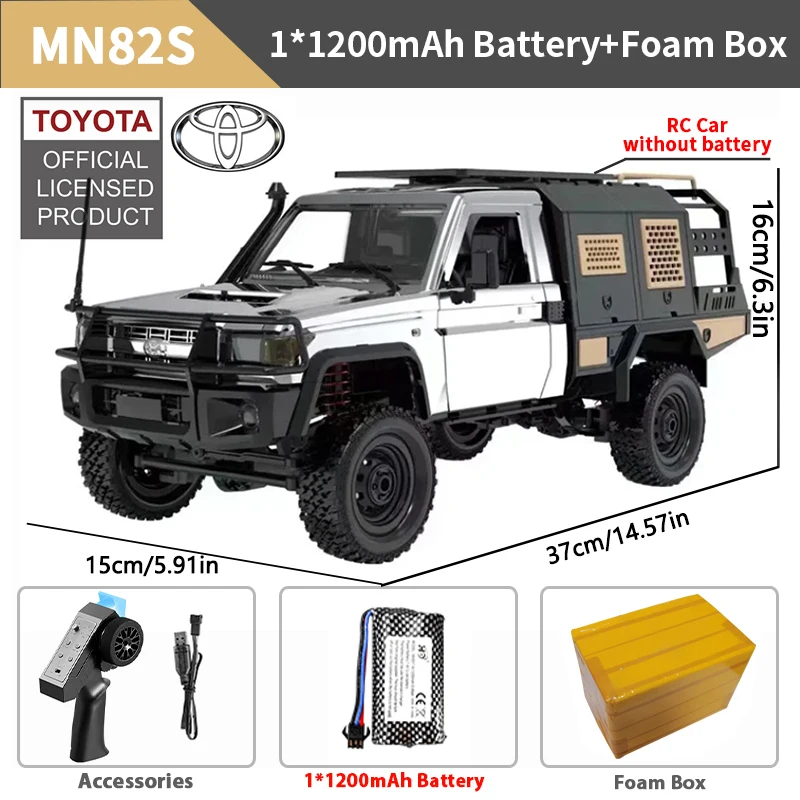 ZWN MN82 MN82S LC79 1/12 Full Scale RC Pickup Short Truck 4WD Remote Control Climbing Off-road Car Toys for Kids Christmas Gifts ZWN MN82 MN82S LC79 1/12 Full Scale RC Pickup Short Truck 4WD Remote Control Climbing Off-road Car Toys for Kids Christmas Gifts