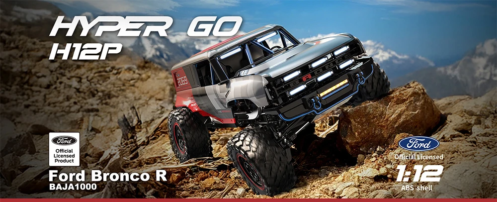 HYPER GO MJX H12P Ford 1/12 High Speed 4WD Climbing Car RC Remote Control Car Sensation Brushless Off Road Vehicle Toy HYPER GO MJX H12P Ford 1/12 High Speed 4WD Climbing Car RC Remote Control Car Sensation Brushless Off Road Vehicle Toy