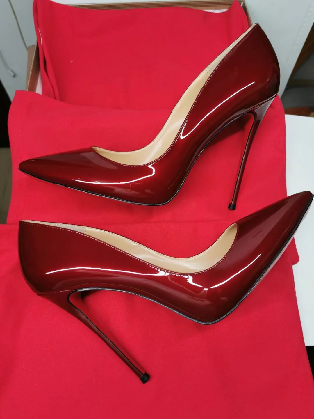 2025 New Black 12cm High Heels Classic Thin Heels Sexy Shallow Mouth Fashion Commuter Large Single Shoes 33-50