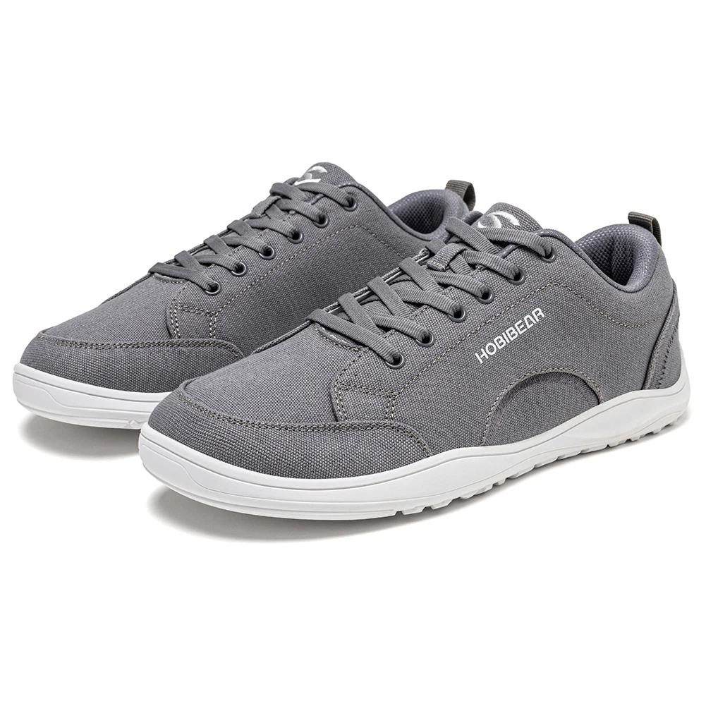 HOBIBEAR Unisex Canvas Barefoot Shoes Zero Drop Minimalist Sneakes Wide Width Outdoor Trail Running Shoes HOBIBEAR Unisex Canvas Barefoot Shoes Zero Drop Minimalist Sneakes Wide Width Outdoor Trail Running Shoes