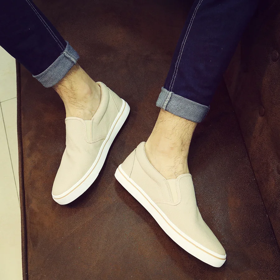 White Sneakers men casual shoes Slip On Canvas Shoes men Loafers Comfortable Vulcanized Shoes Mens Trainers Zapatos De Hombre White Sneakers men casual shoes Slip On Canvas Shoes men Loafers Comfortable Vulcanized Shoes Mens Trainers Zapatos De Hombre