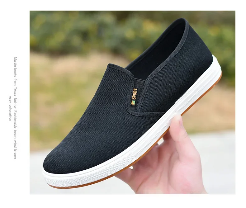 Zapatos Hombre men's canvas shoes, casual sports shoes, men's comfortable men's board shoes, new black sports shoes