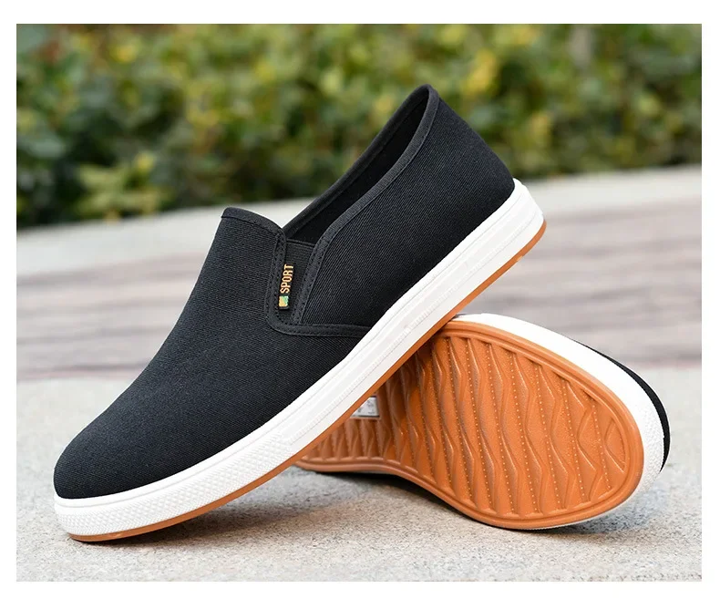 Zapatos Hombre men's canvas shoes, casual sports shoes, men's comfortable men's board shoes, new black sports shoes