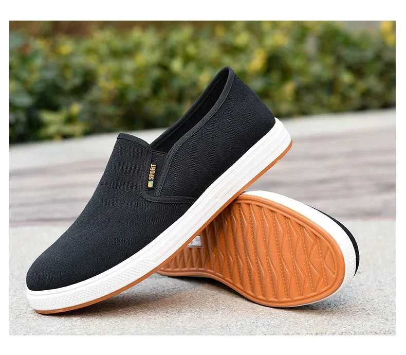 Zapatos Hombre men's canvas shoes, casual sports shoes, men's comfortable men's board shoes, new black sports shoes