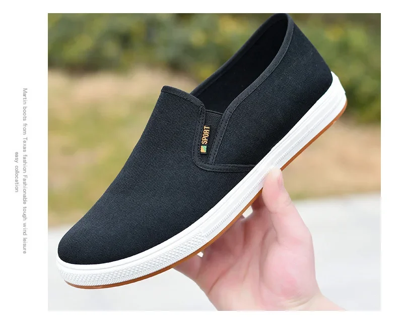 Zapatos Hombre men's canvas shoes, casual sports shoes, men's comfortable men's board shoes, new black sports shoes