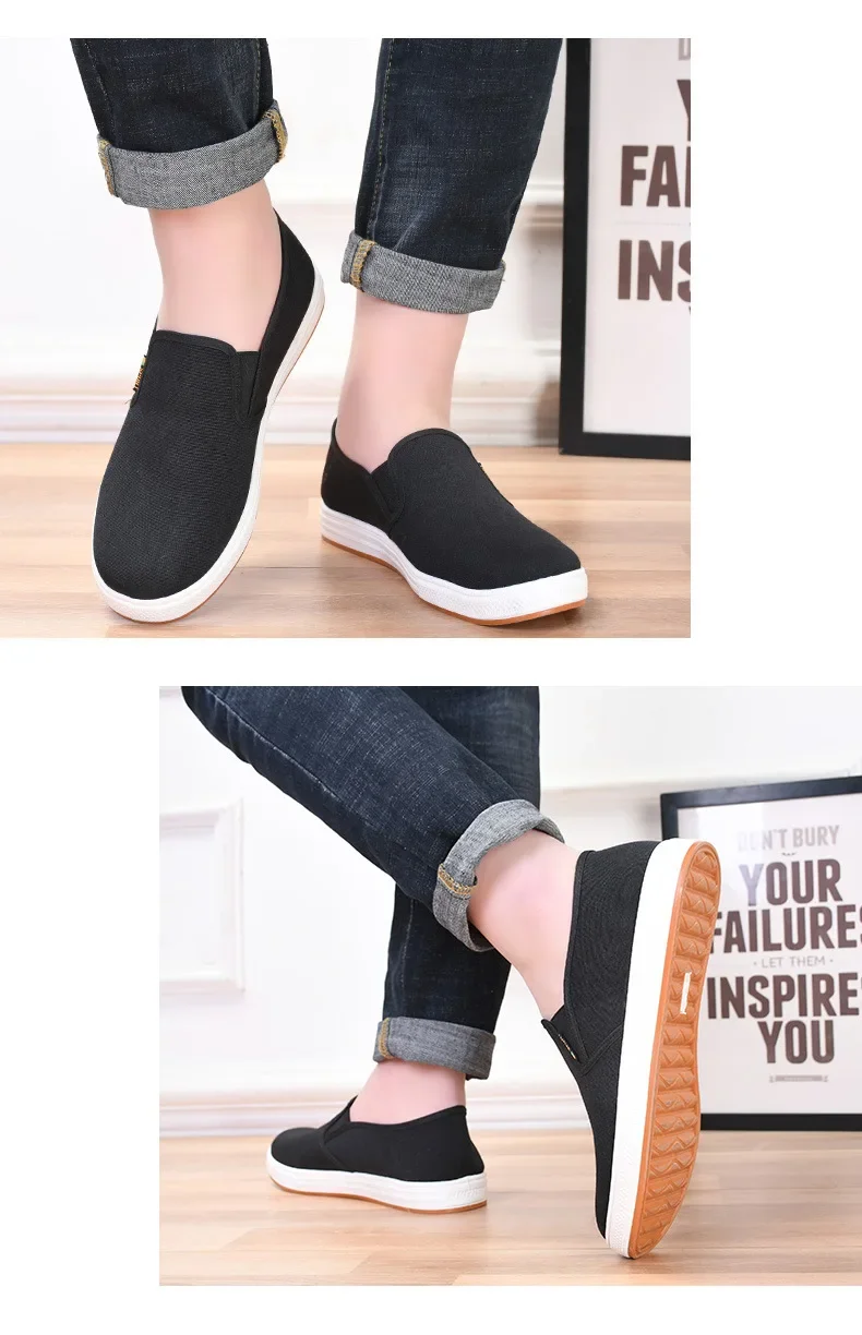 Zapatos Hombre men's canvas shoes, casual sports shoes, men's comfortable men's board shoes, new black sports shoes