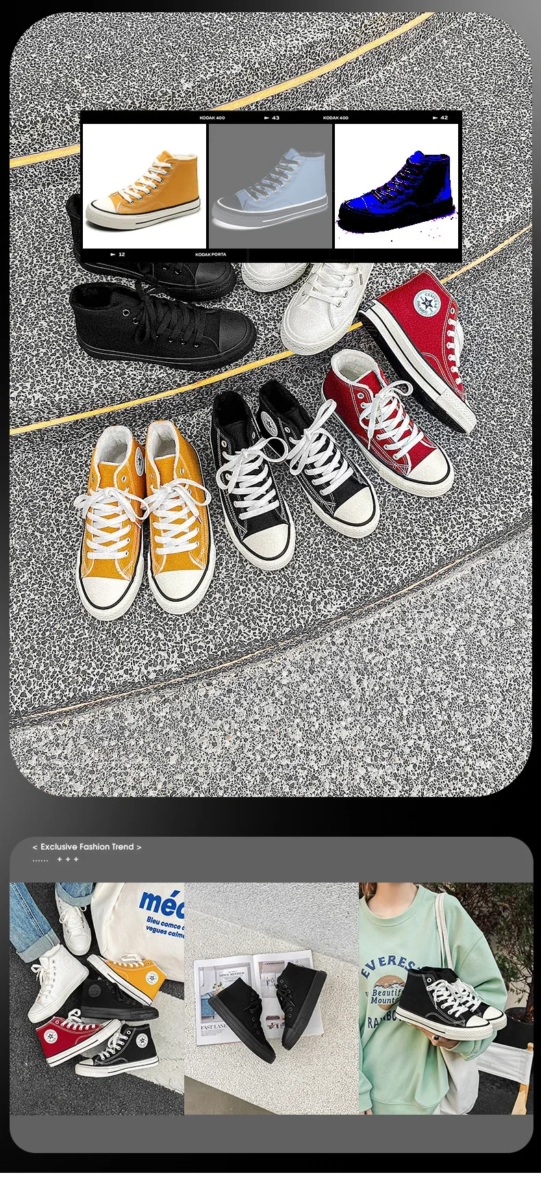 Winter Warm Fleece High Top Canvas Shoes Women's Hot Sale Of The Season Candy Color Retro Simple Cotton Shoes Casual Shoes Rubbe