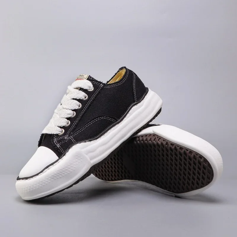 Cross-Border Oversize Canvas Shoes Heightening Rubber Sole Adult Unisex Breathable Casual Sports Shoes for Couples