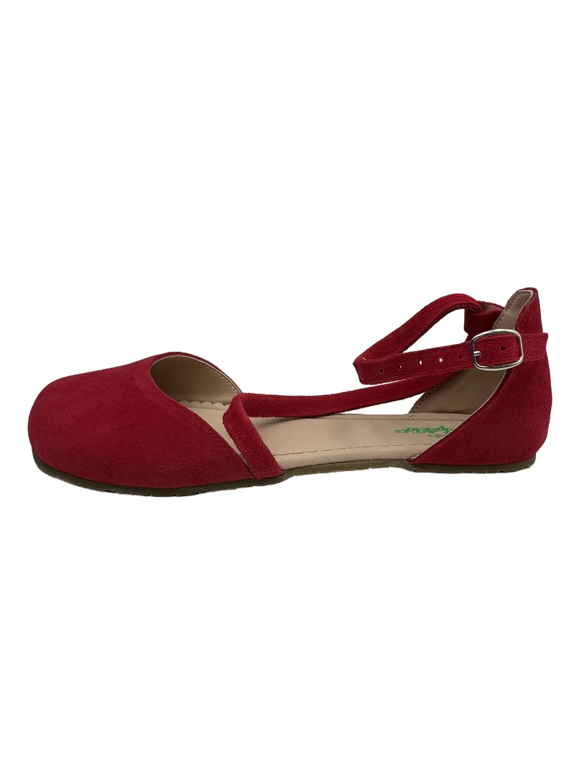 Tipsietoes New Sprinng Summer Barefoot Genuine Leather Flat Sandals Women With Soft Sole Zero Drop Wider Toes Box LIght Weight