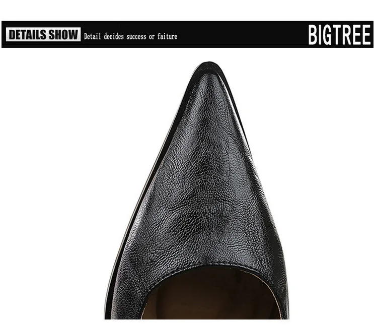 New Product Medium Heel Women Single Shoes Pointed Toe Shallow Mouth Ladies Pumps Coarse Heels Comfortable Work High Heels Shoes