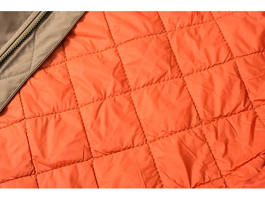 MAGCOMSEN Bomber Jacket Men Warm Zip Up Winter Padded Coat Casual Baseball Jackets Pilot Windbreaker Varsity Jackets