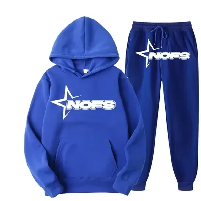 2026 new model popular sports outfit with casual print and digital printing featuring NOF logo - outdoor sportswear set 2026 new model popular sports outfit with casual print and digital printing featuring NOF logo - outdoor sportswear set
