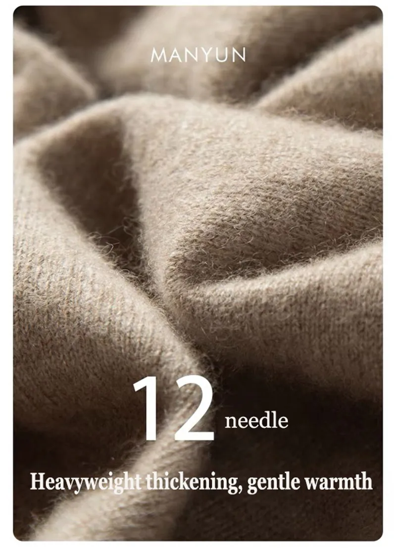 100% Pure Cashmere Wool Turtleneck Sweaters For Men Pullover 2023 Autumn Winter Soft lightweight Warm Knitted Sweater Pull Homme