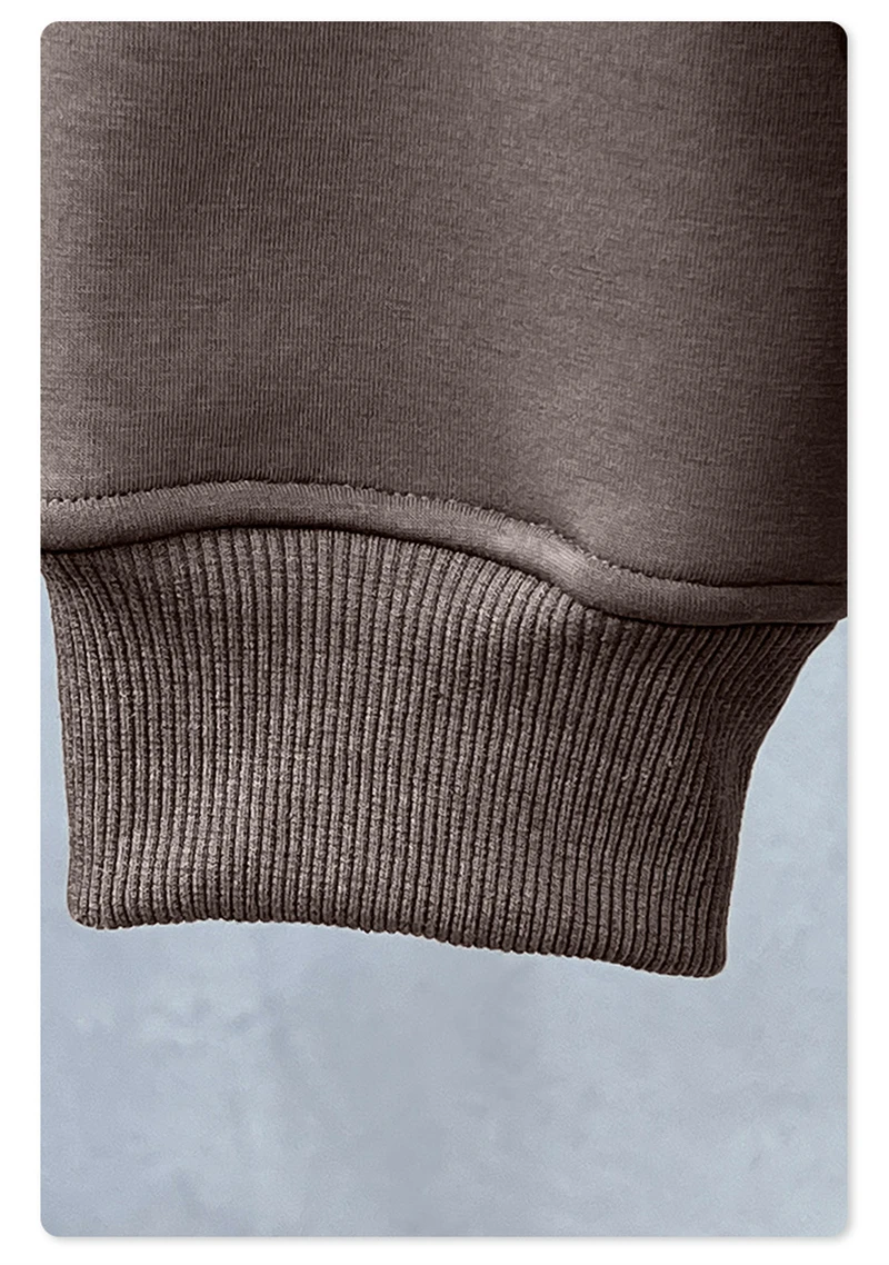 ZODF Winter Heavy Weight 560gsm Man's Zipper Hoodies Unisex Oversized Thick Warm Zip-up Hooded Fleece Coats HY1144