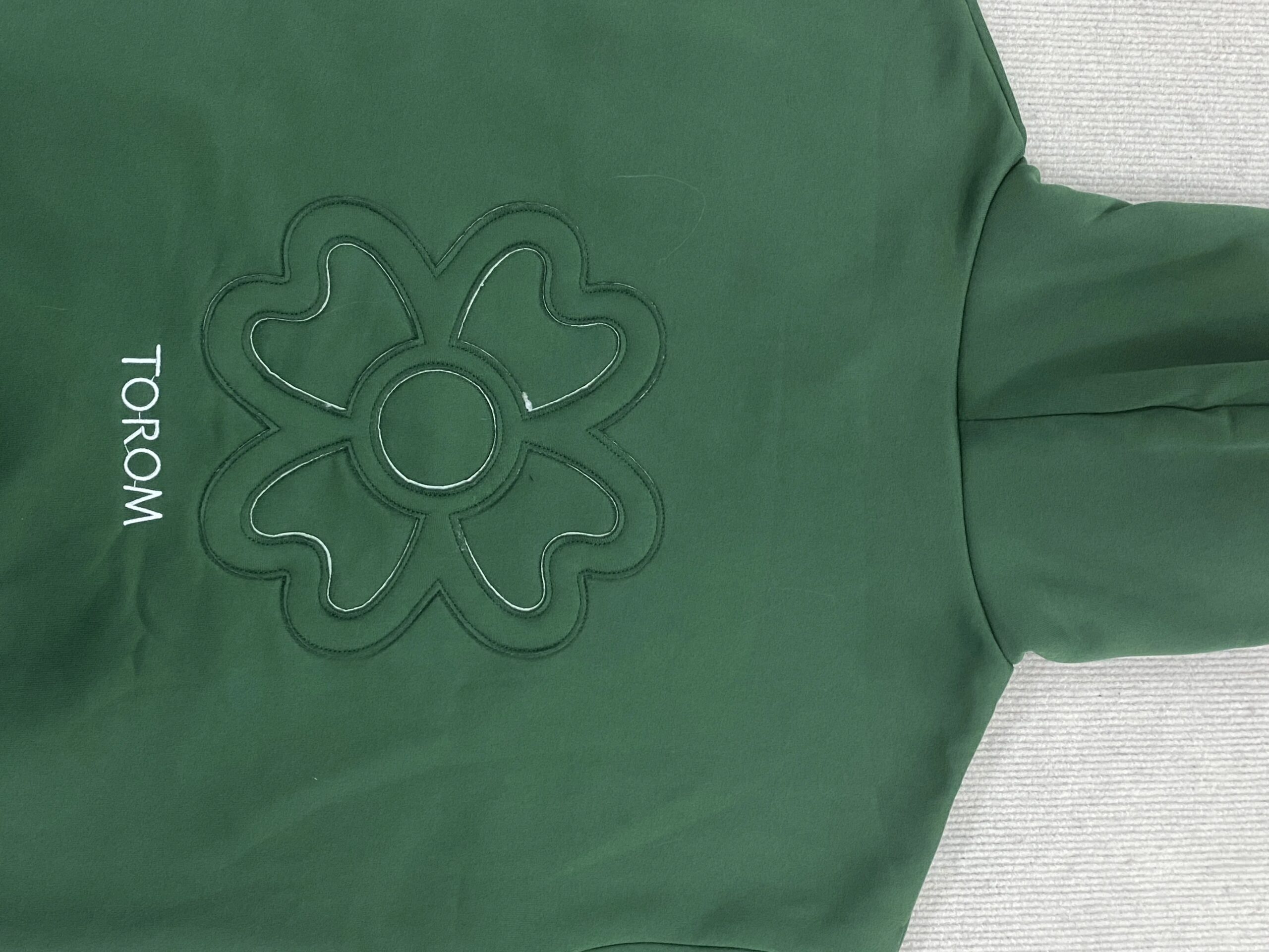 Olive Green Embroidered Zip Hoodie & Pants Set Men Streetwear Trendy Loose Casual 2-Piece Tracksuit New 2025 Fashion