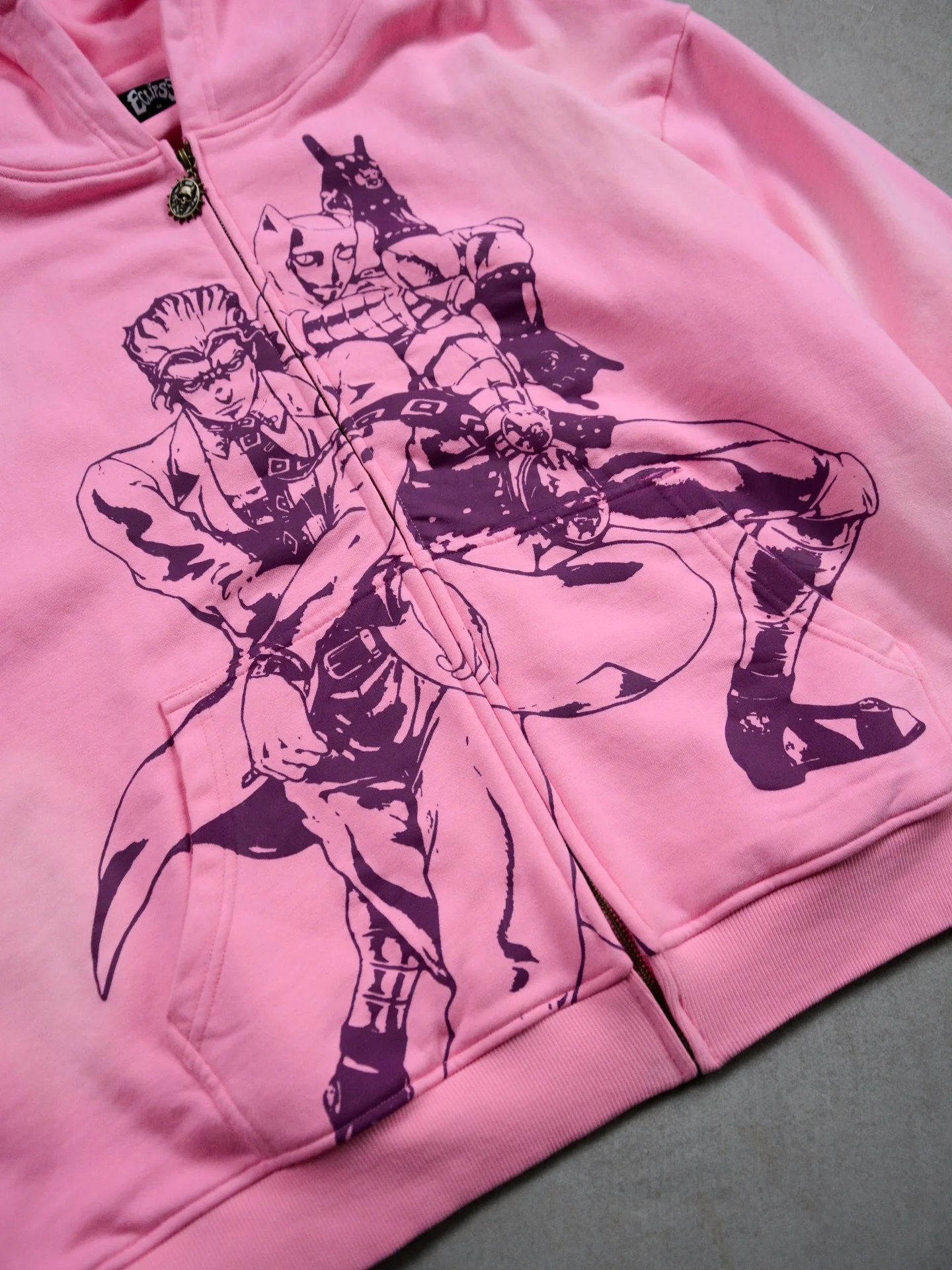 Harajuku Jojo Bizarre Adventure Zip Up Hoodies Oversized Mens Womens Zipper Hoodie Hip Hop CoupleS Y2k Street Sweatshirt