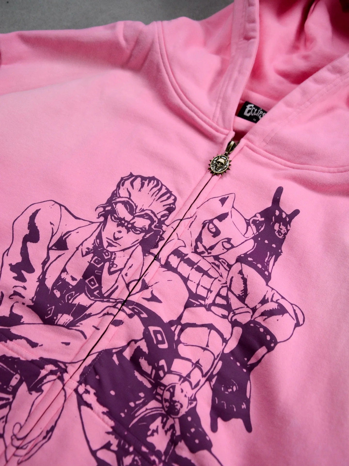 Harajuku Jojo Bizarre Adventure Zip Up Hoodies Oversized Mens Womens Zipper Hoodie Hip Hop CoupleS Y2k Street Sweatshirt