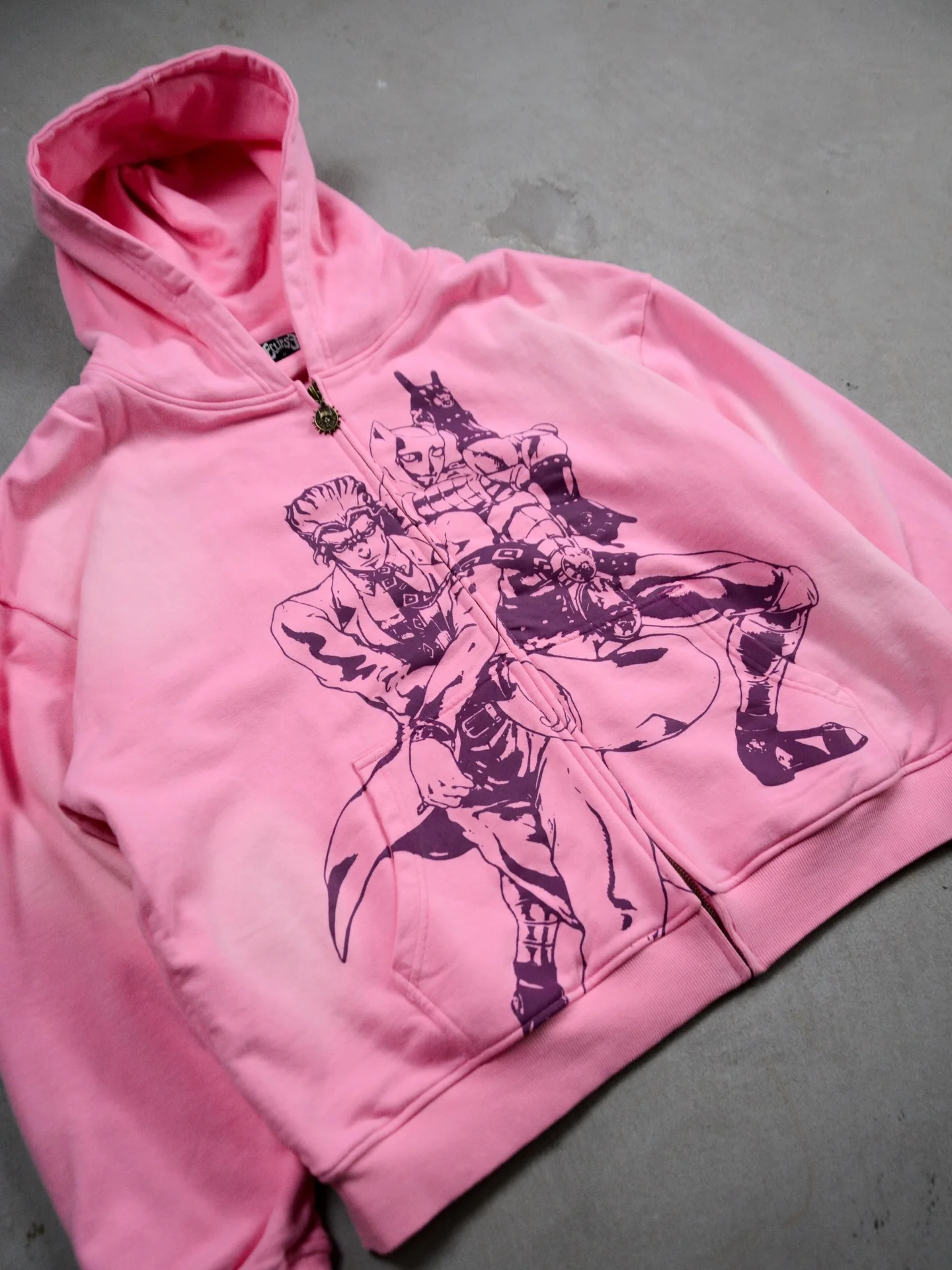 Harajuku Jojo Bizarre Adventure Zip Up Hoodies Oversized Mens Womens Zipper Hoodie Hip Hop CoupleS Y2k Street Sweatshirt