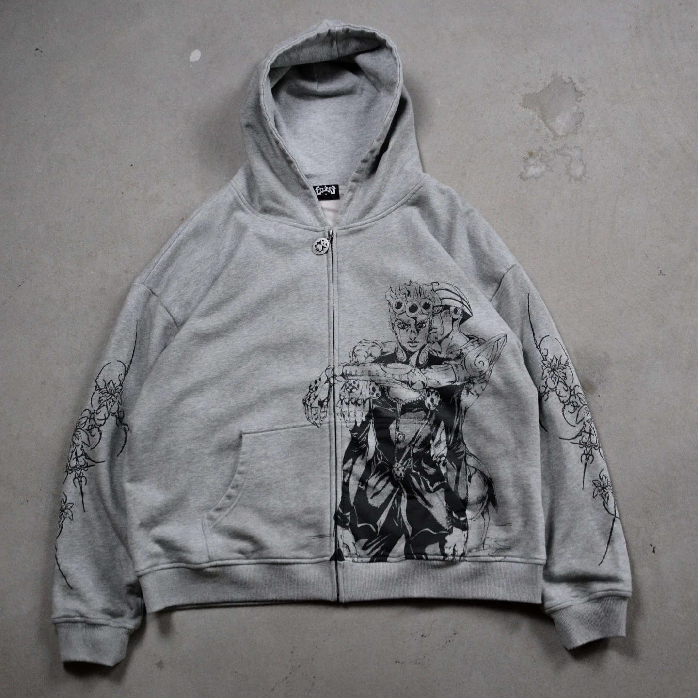 Harajuku Jojo Bizarre Adventure Zip Up Hoodies Oversized Mens Womens Zipper Hoodie Hip Hop CoupleS Y2k Street Sweatshirt