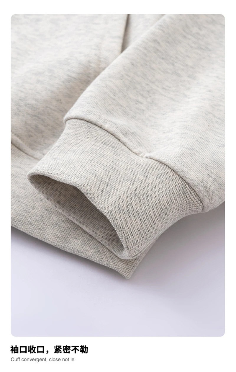 ZODF Trendy 2025 Heavy Weight 445gsm Zipper Hoodies For Man Unisex Casual Zip-up Hooded SweatShirts Coats HY1102