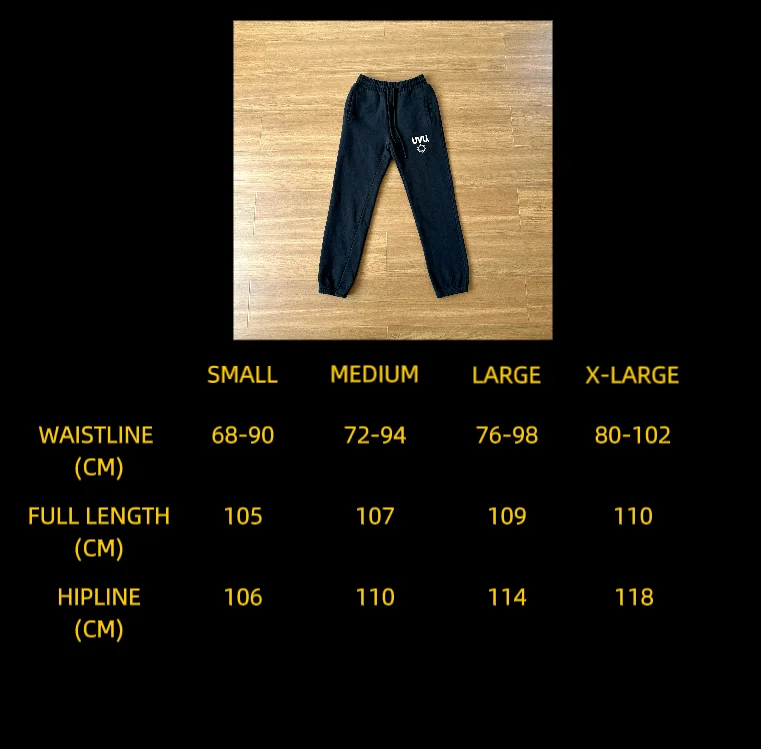 UVU Hoodie with Foam Print Sportswear High Street Unisex Zip-Up Hoodie and Casual Pants Set uvu