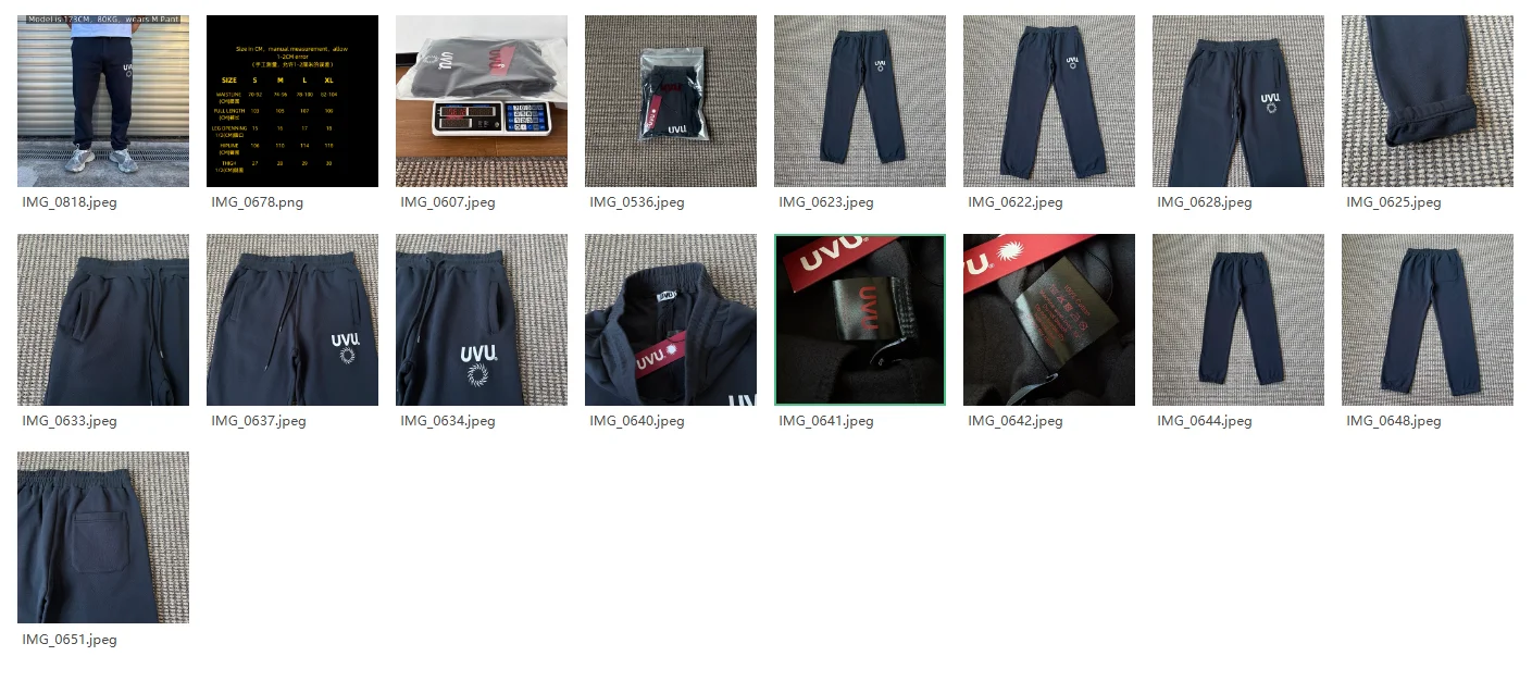 UVU Hoodie with Foam Print Sportswear High Street Unisex Zip-Up Hoodie and Casual Pants Set uvu