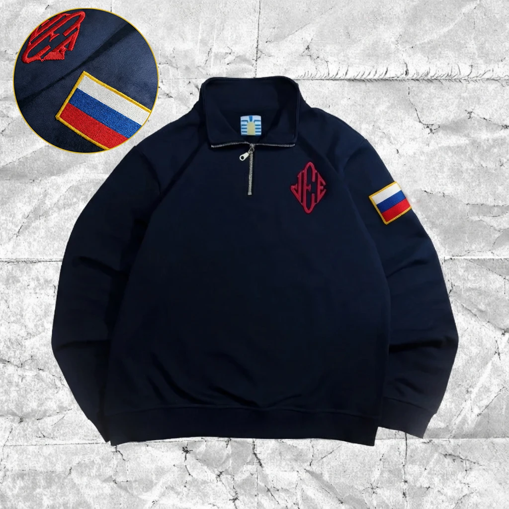 2026 Pullover Epstein Embroidered Sweatshirt Y2K Retro Stand Collar Quarter Zip Casual Sports Streetwear Men's Unisex 2026 Pullover Epstein Embroidered Sweatshirt Y2K Retro Stand Collar Quarter Zip Casual Sports Streetwear Men's Unisex