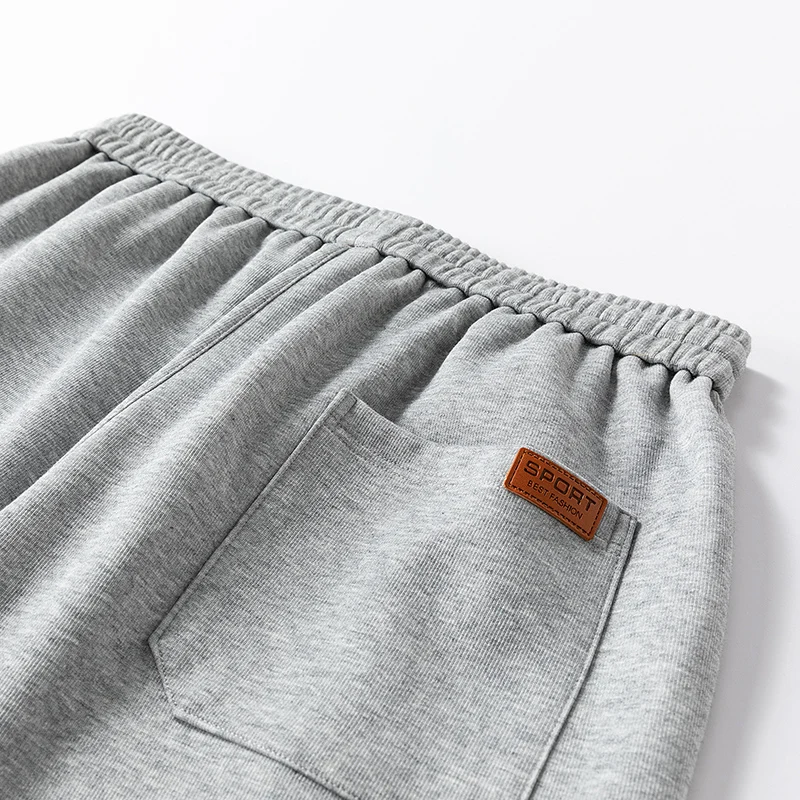 Autumn 190 Tall Man Extra Long Length Pants 115cm Big Large size Straight Barrel Elastic Waist Casual Pants Sweatpants Clothing