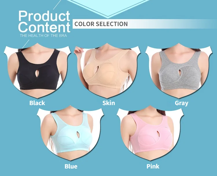 S-5XL Sports Bra Women Cotton Push Up Underwear Gym Jogging Crop Top Female Tops Yoga Vest Sport Bras for Women Sutian Feminino