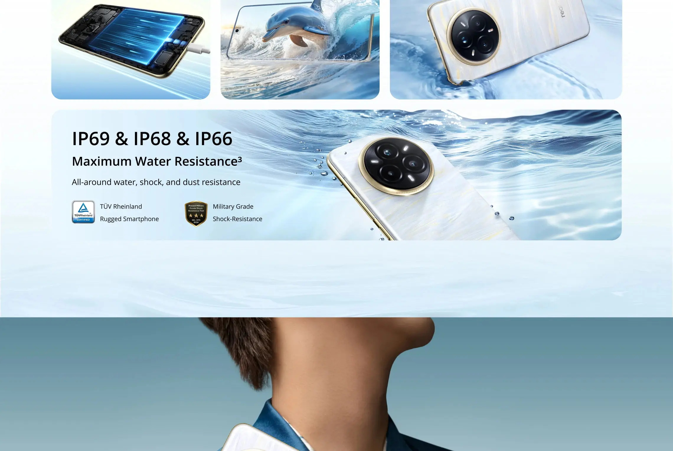 realme 14 Pro+ 5G Smartphone 50MP+50MP Camera 120Hz 6.83'' Quad Curve Display Snapdragon 7s Gen 3 processeur 5260mAh Battery