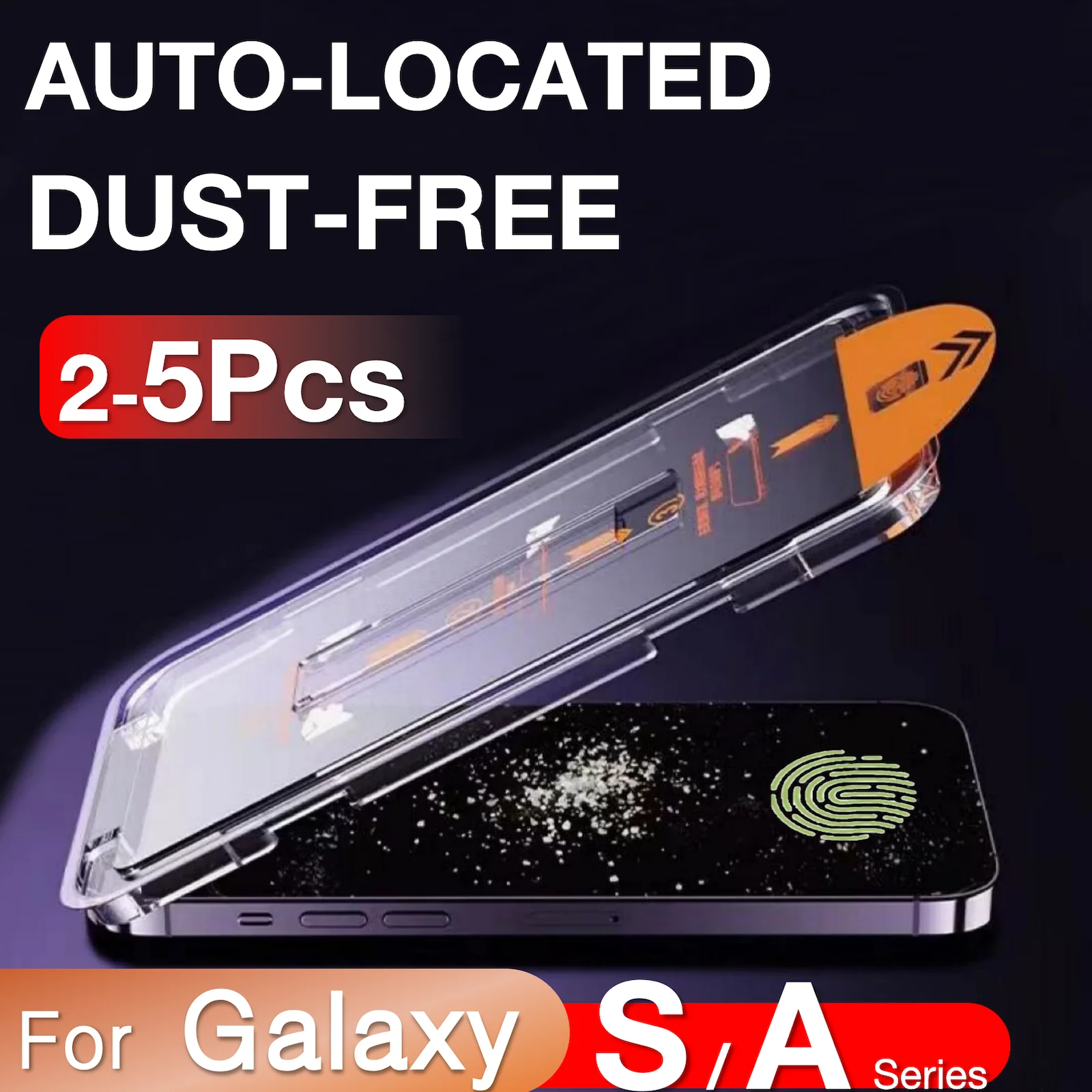 2-5Pcs For Samsung Galaxy S26 S25 S24 Ultra S23 S22 S21 Plus A36 A25 A15 A35 A26 A16 A55 A56 5G Screen Protector Tempered Glass