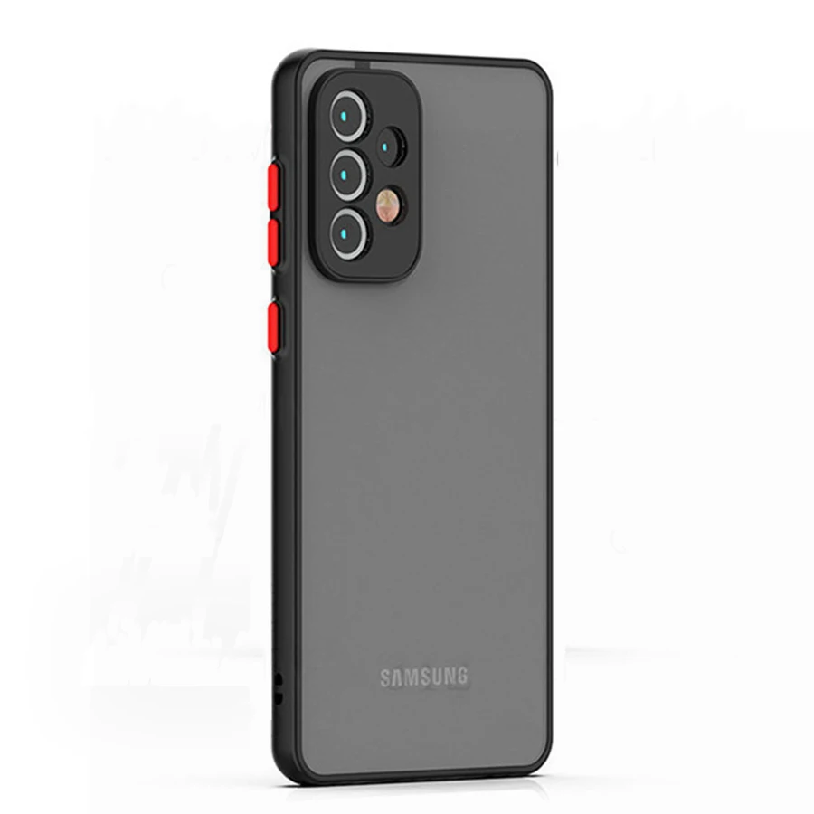 Armor Shockproof Matte Case For Samsung Galaxy A72 A55 A52 A05 A32 A17 A15 A33 A53 A73 A16 A36 A56 5G A23 A13 A35 Bumper Cover