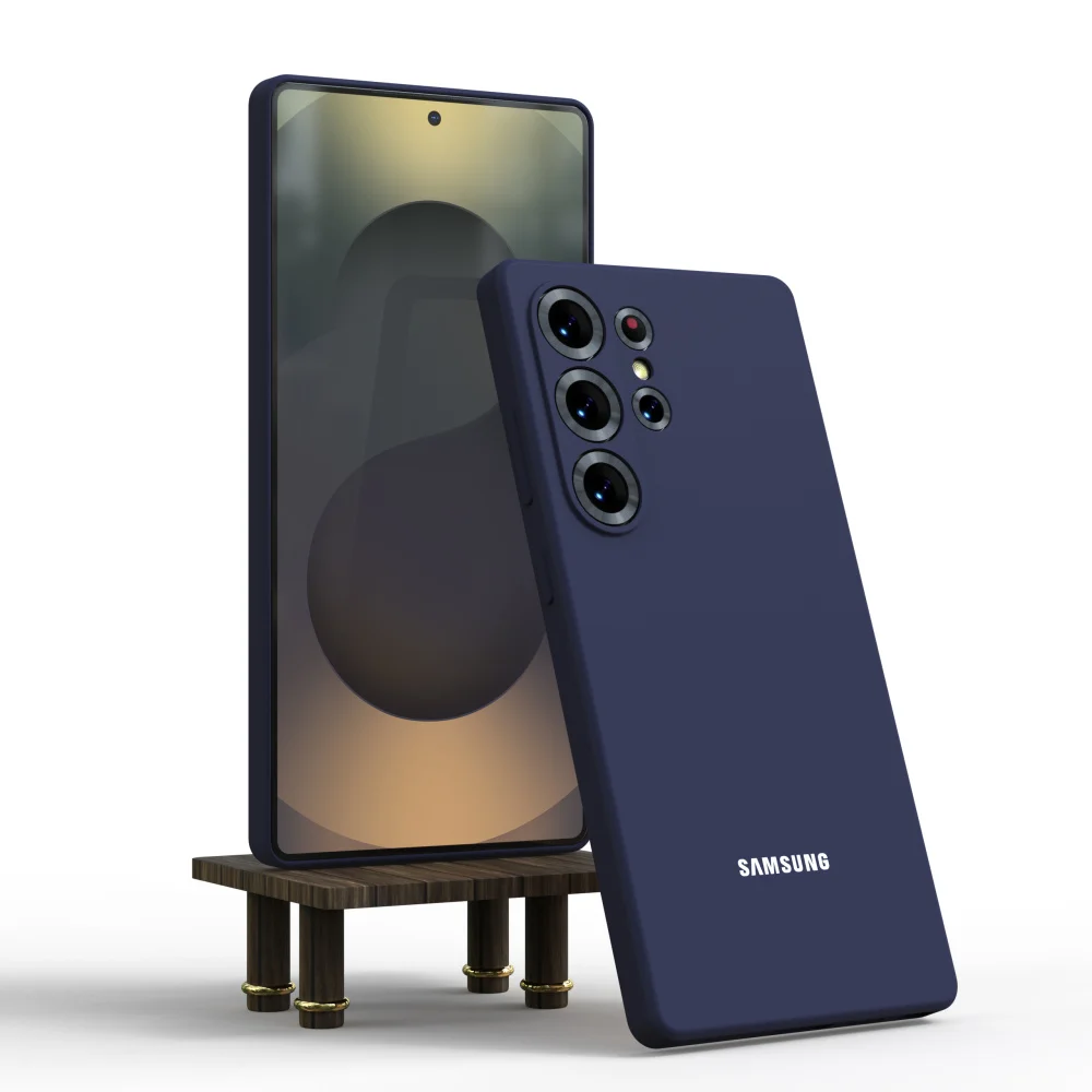 Original Samsung S25 Ultra Case Soft Liquid Silicone Ultra Thin Shockproof Phone Back Cover For Galaxy S25Ultra S25Plus S25 S24