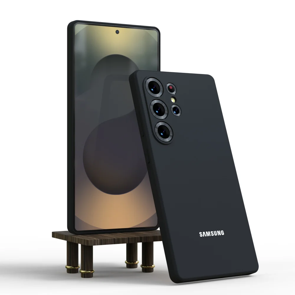 Original Samsung S25 Ultra Case Soft Liquid Silicone Ultra Thin Shockproof Phone Back Cover For Galaxy S25Ultra S25Plus S25 S24