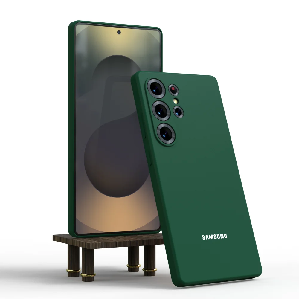 Original Samsung S25 Ultra Case Soft Liquid Silicone Ultra Thin Shockproof Phone Back Cover For Galaxy S25Ultra S25Plus S25 S24