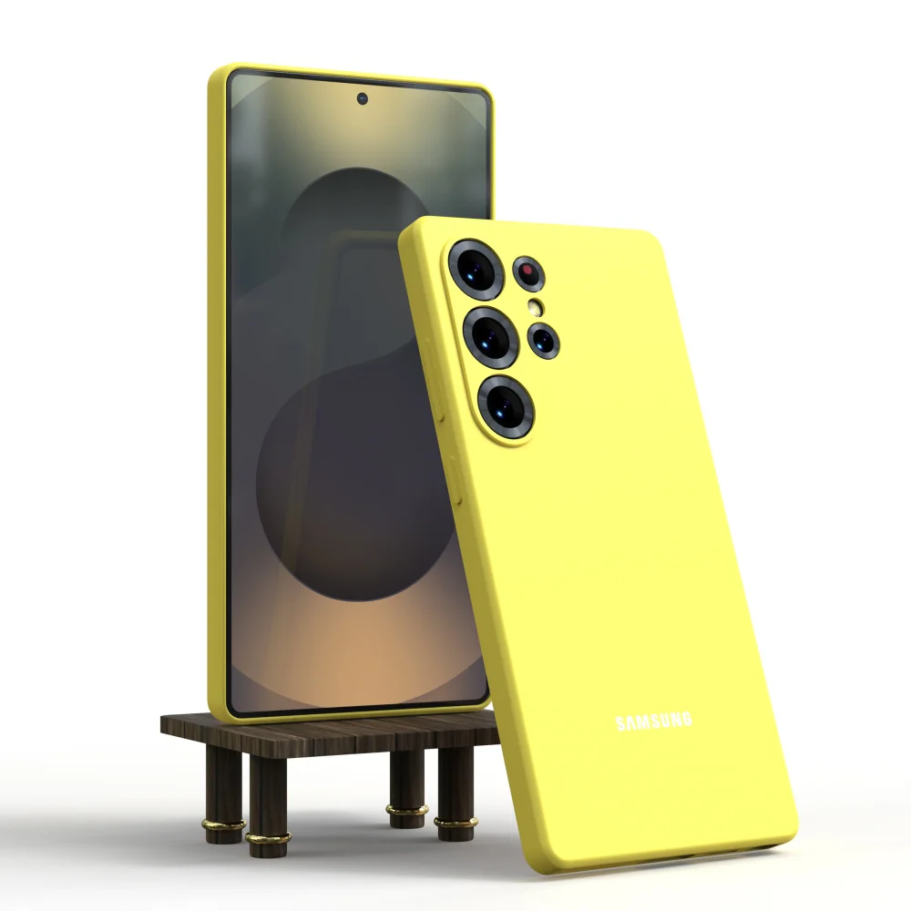 Original Samsung S25 Ultra Case Soft Liquid Silicone Ultra Thin Shockproof Phone Back Cover For Galaxy S25Ultra S25Plus S25 S24