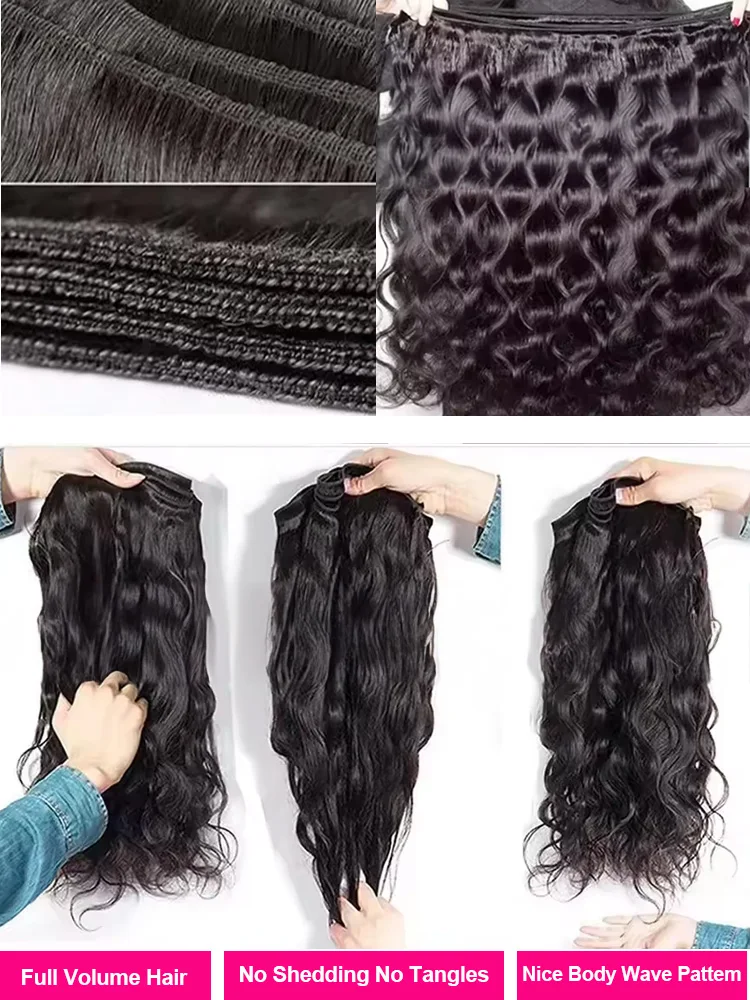 40 Inch Body Wave 100% Human Hair Brazilian Burmese Raw Extensions Loose Water Weave 3 4 Bundles Natural Black Crochet Tissage 40 Inch Body Wave 100% Human Hair Brazilian Burmese Raw Extensions Loose Water Weave 3 4 Bundles Natural Black Crochet Tissage