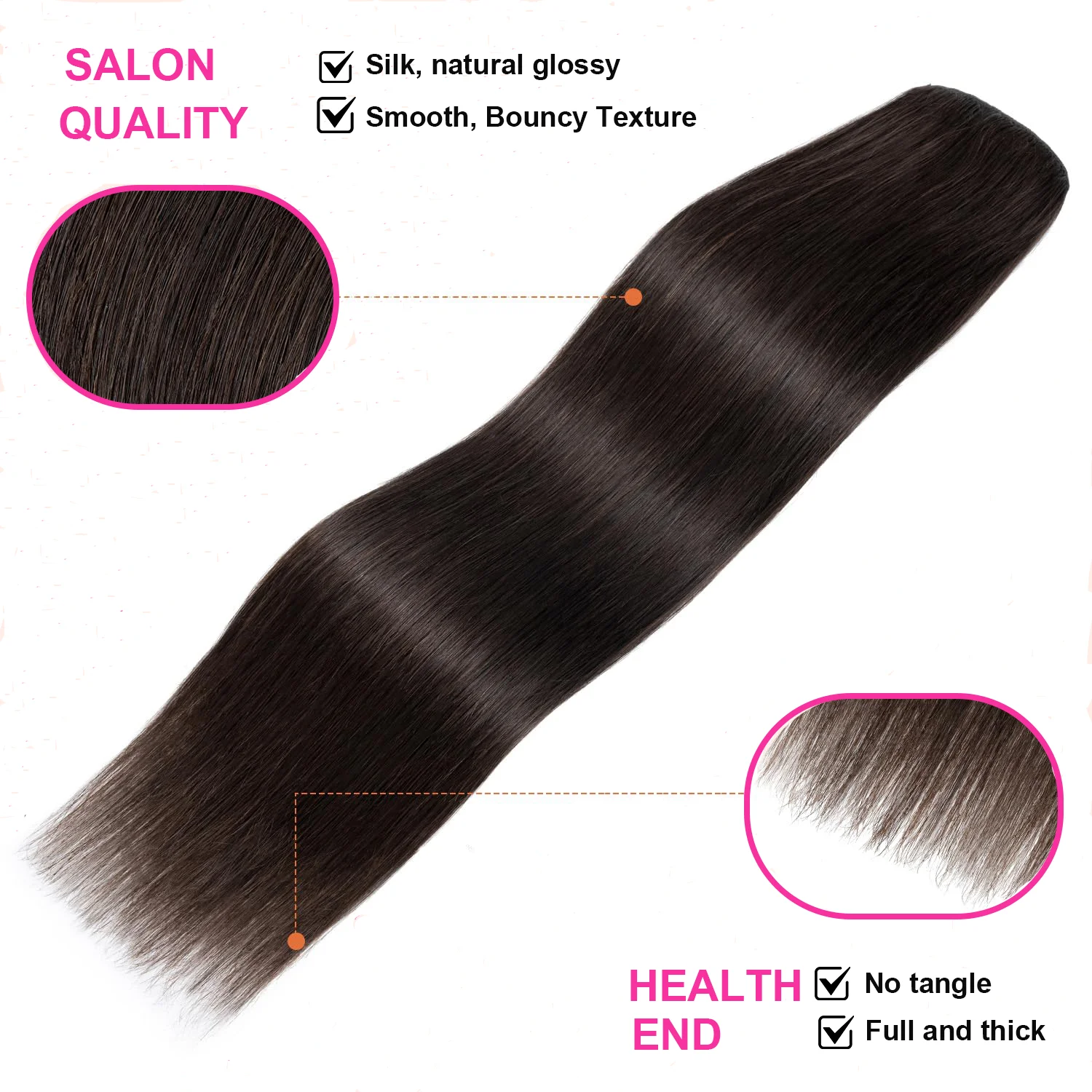 One Piece Clip in Hair Extensions Human Hair Dark Black Clip in Human Hair 24inch 3/4 Full Head Straight Remy Hair 5 Clips One Piece Clip in Hair Extensions Human Hair Dark Black Clip in Human Hair 24inch 3/4 Full Head Straight Remy Hair 5 Clips