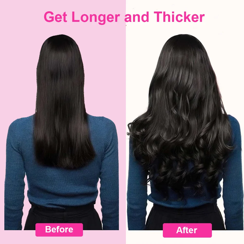 One Piece Clip in Hair Extensions Human Hair Dark Black Clip in Human Hair 24inch 3/4 Full Head Straight Remy Hair 5 Clips One Piece Clip in Hair Extensions Human Hair Dark Black Clip in Human Hair 24inch 3/4 Full Head Straight Remy Hair 5 Clips