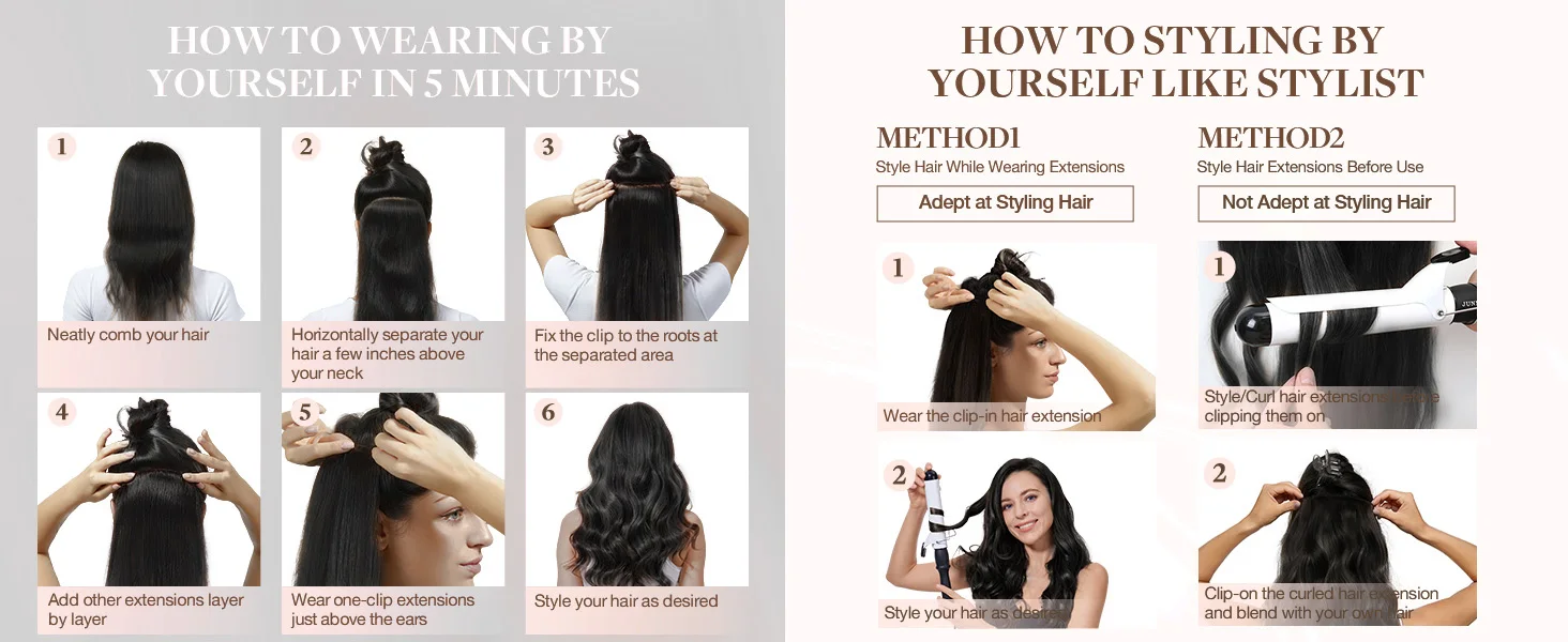 Clip In Hair Extensions Real Human Hair Color #4 Chocolate Brown Clip In Hair Extensions 8pcs Hair Natural Black Color 24 Inches